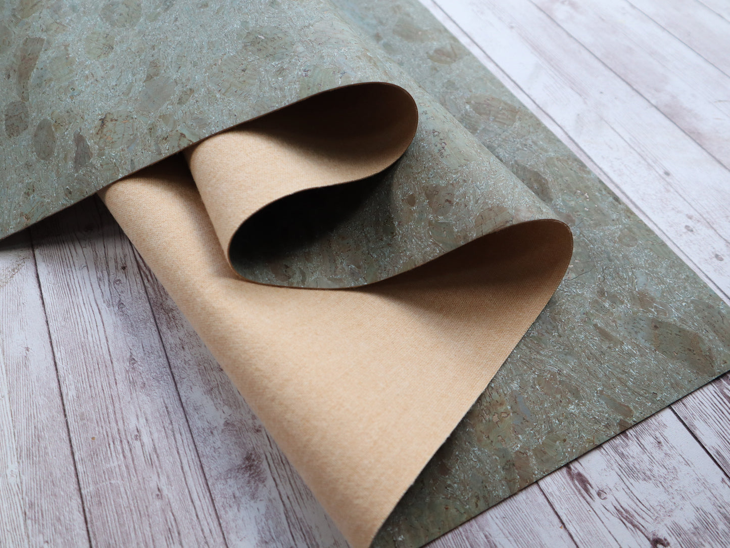 Cork Fabric Roll - Sea Moss