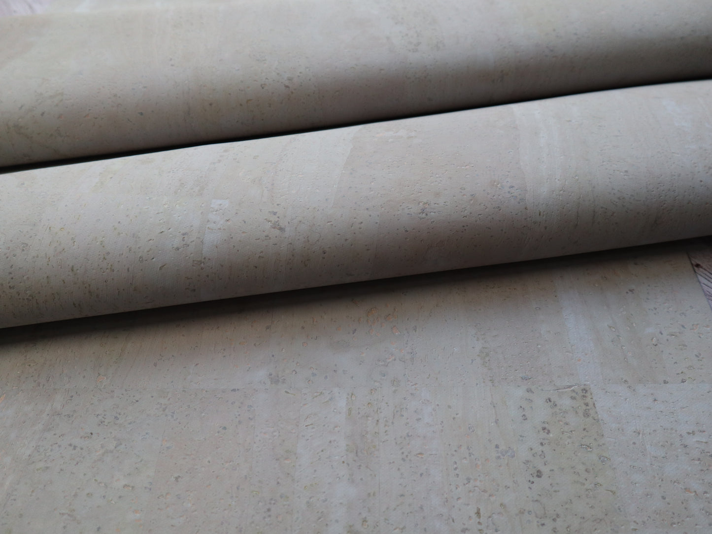 Cork Fabric Roll - Light Grey