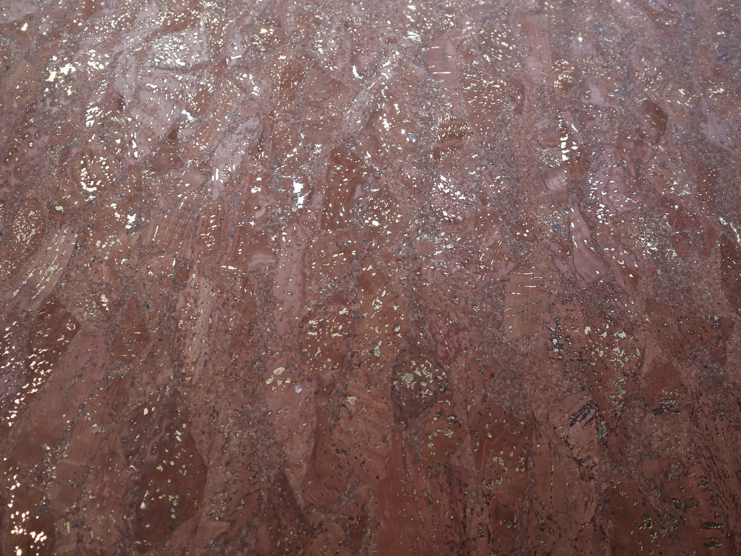 Cork Fabric Sheet -  Golden Chestnut