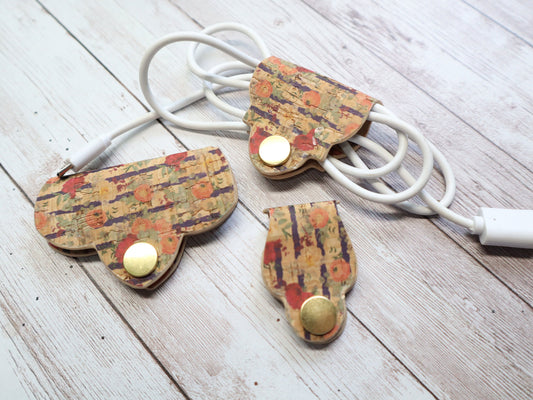 Cord Keeper Set- Floral