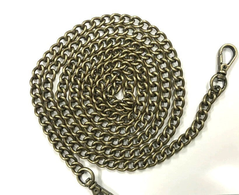 Antique Brass Chain bag strap Jomar Supply & Handmade
