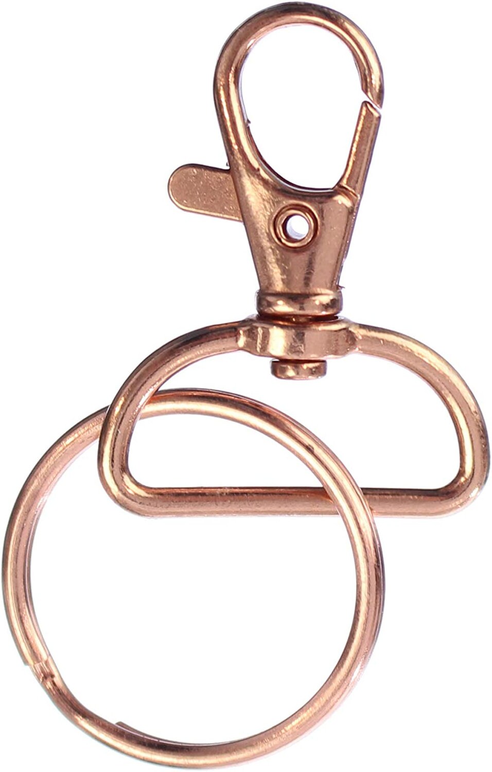 1" Lobster Clasp Swivel Key split ring 10 pack