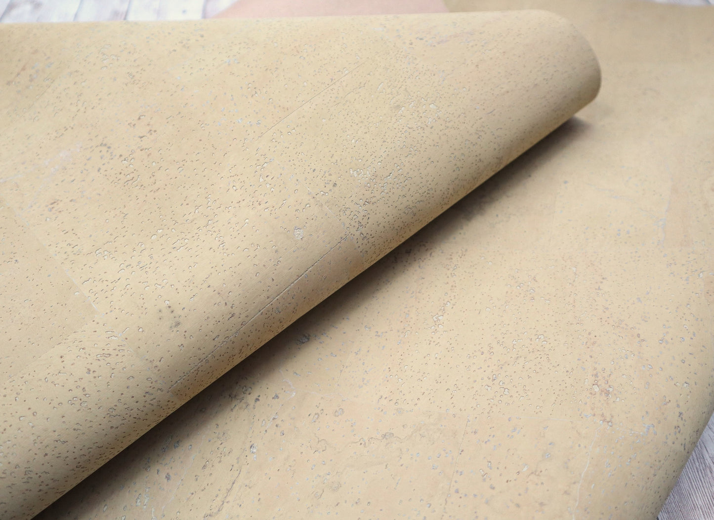 Cork Fabric Roll - Sand