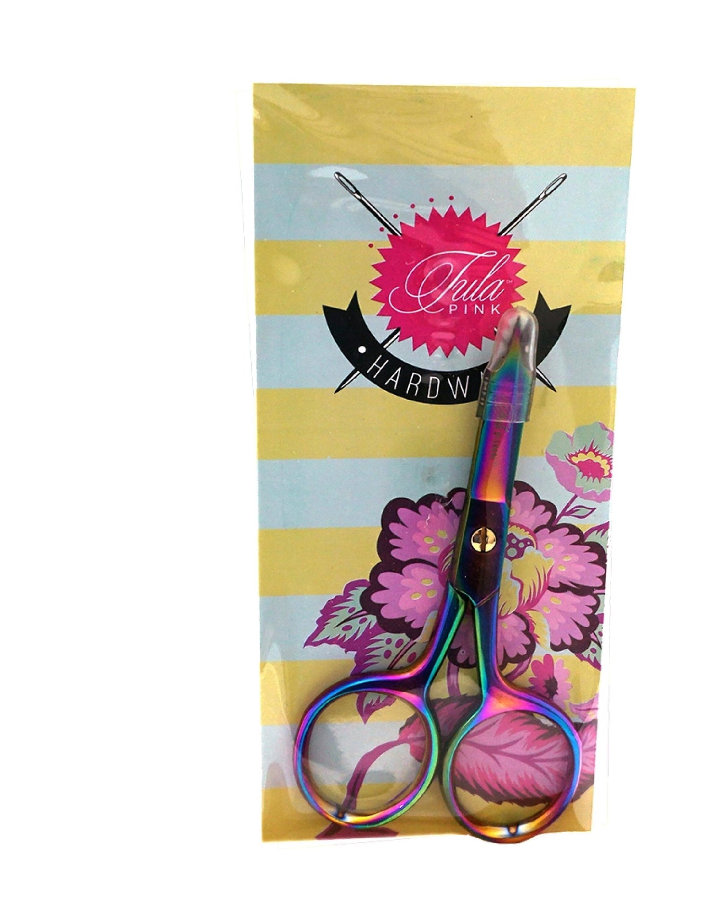 Tula Pink Hardware- 4 inch Large Ring Micro Tip Scissors