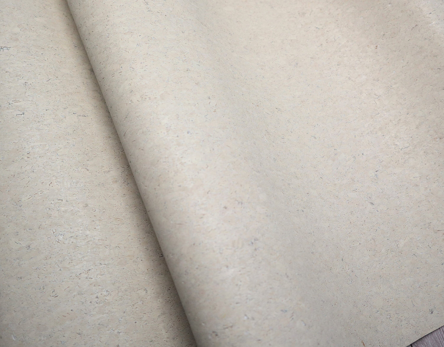 Cork Fabric Roll - Textured Ivory