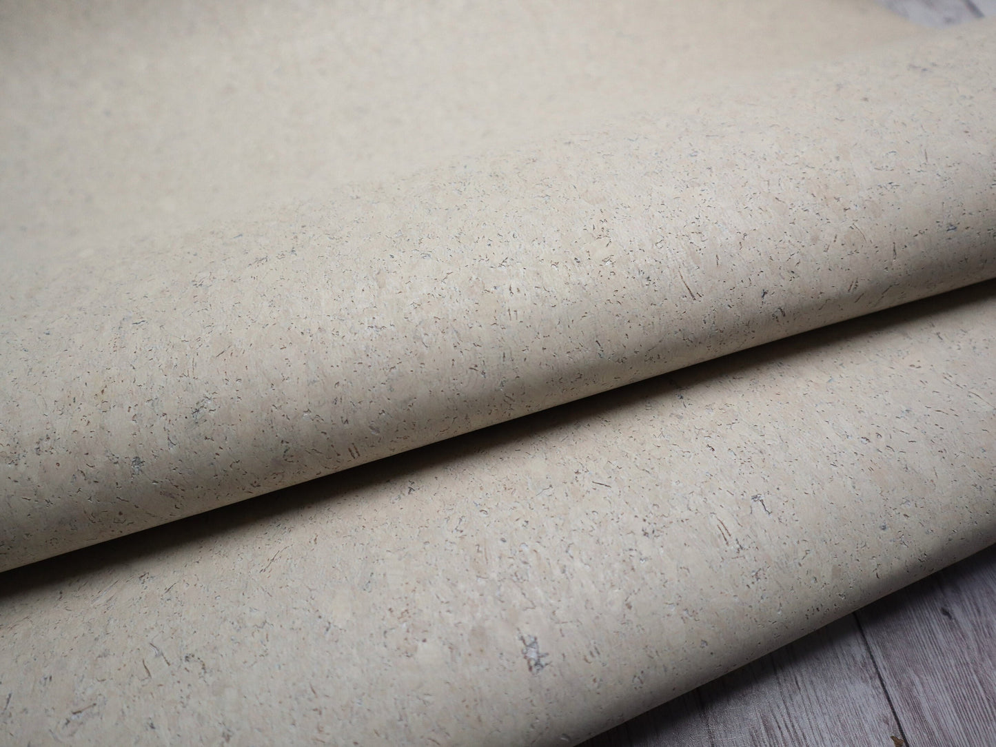 Cork Fabric Roll - Textured Ivory