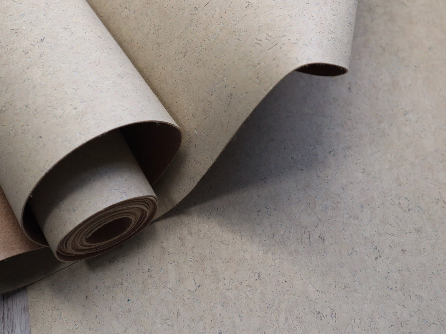 Cork Fabric Roll - Textured Ivory