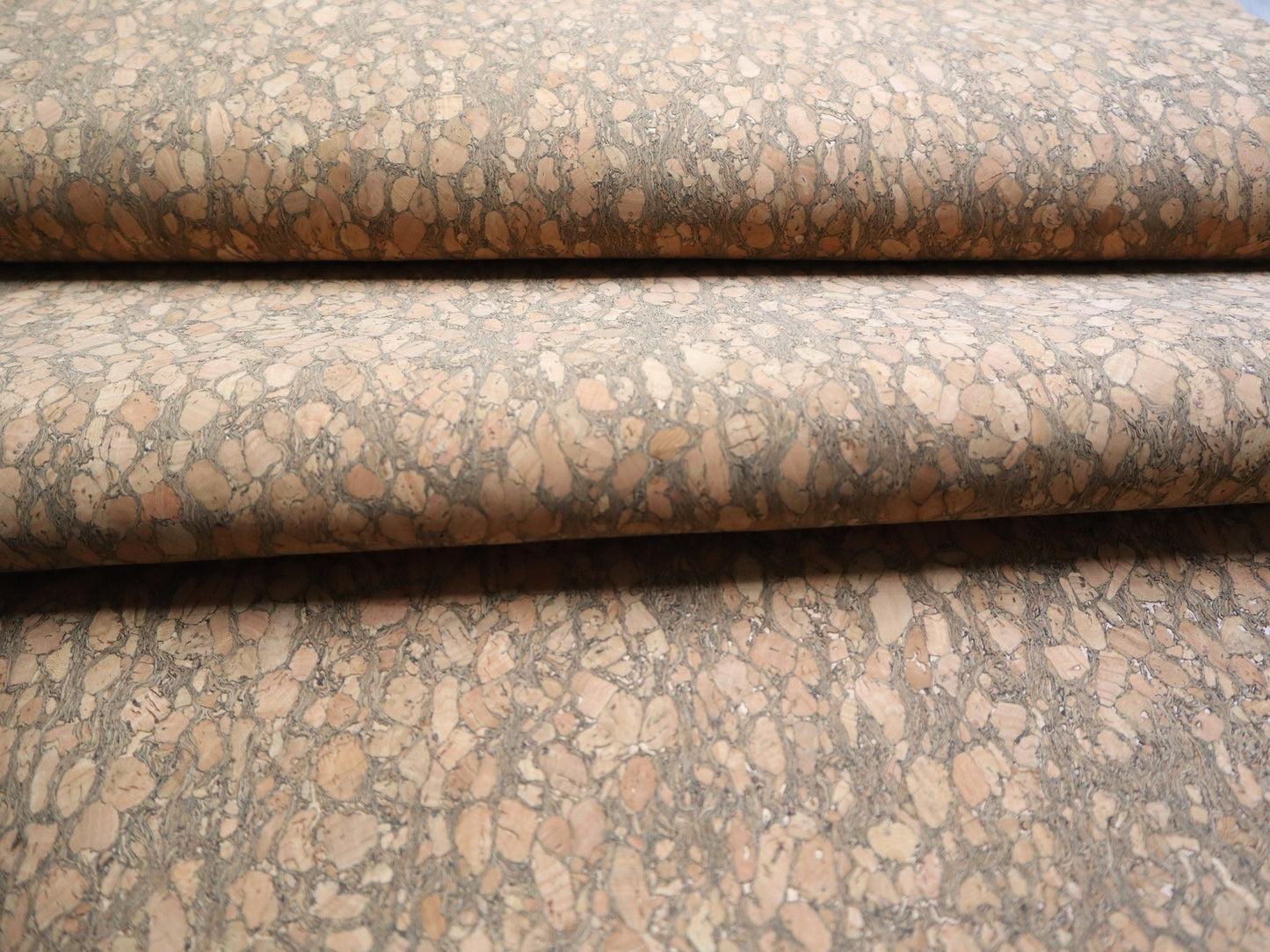 Cork Fabric Sheet- Small Timber Root