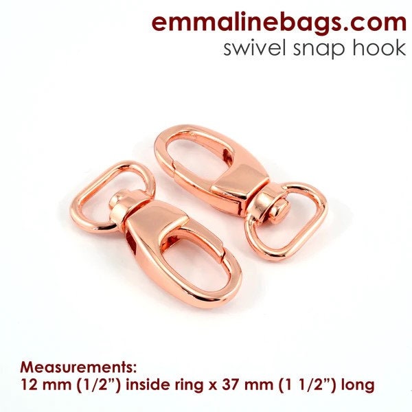 1/2 inch Designer Swivel Snap Hook