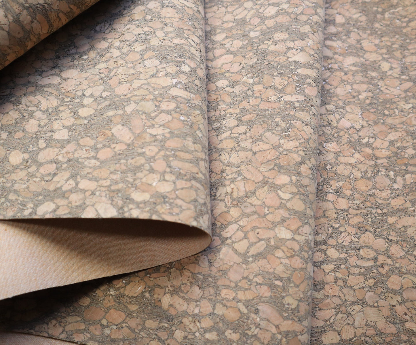 Cork Fabric Sheet- Small Timber Root