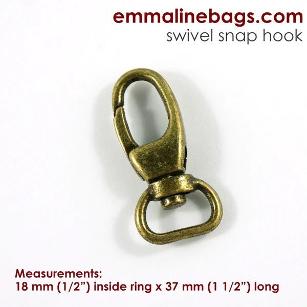 1/2 inch Designer Swivel Snap Hook