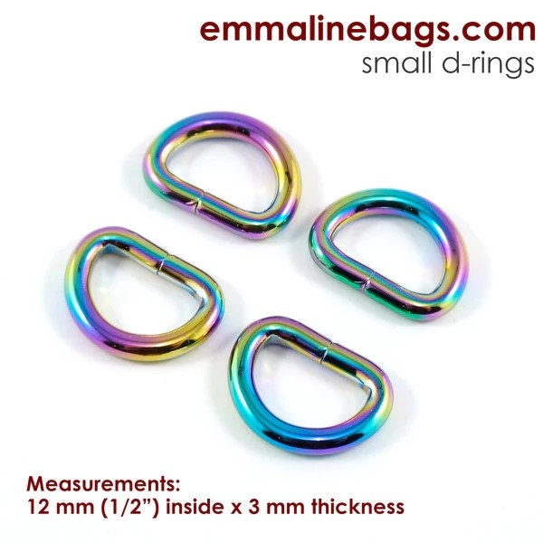 1/2 inch D-rings