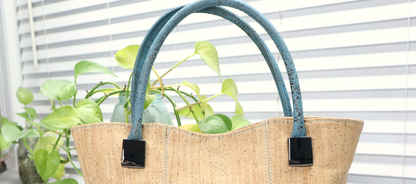 Rolled Handbag Straps - Green