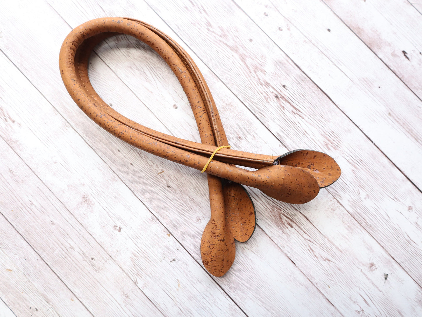 Rolled Handbag Straps - Cinnamon